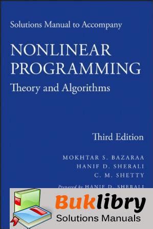 nonlinear programming theory and algorithms solution manual Doc