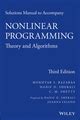 nonlinear programming theory and algorithms solution manual Doc