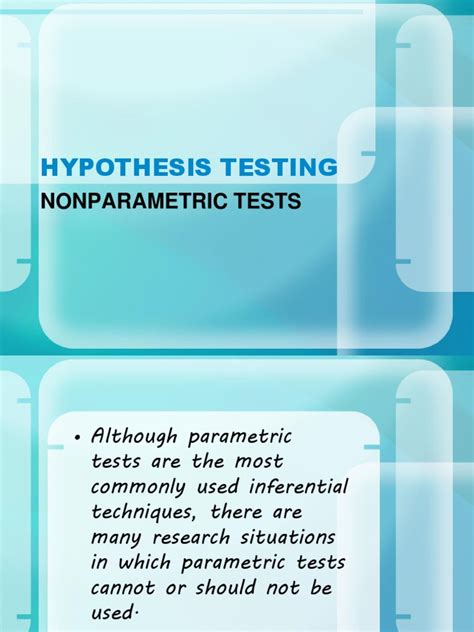 nonparametric hypothesis testing paper Epub