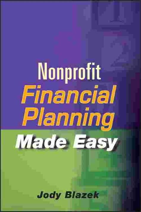 nonprofit financial planning made easy PDF