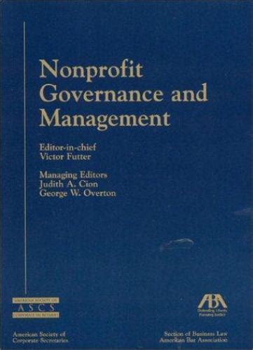 nonprofit governance and management expanded and updated edition Doc