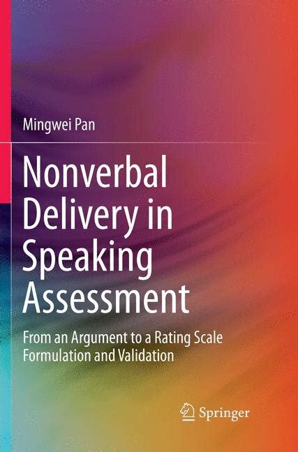 nonverbal delivery speaking assessment formulation PDF