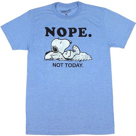 nope not today snoopy shirt