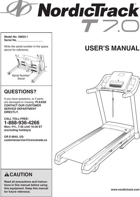 nordic track repair manual Kindle Editon