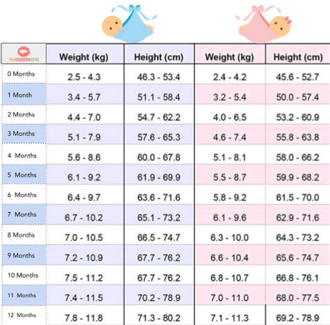 normal weight of new born baby in kg