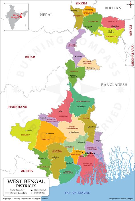 north bengal map