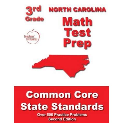 north carolina 3rd grade math test prep common core state standards Kindle Editon