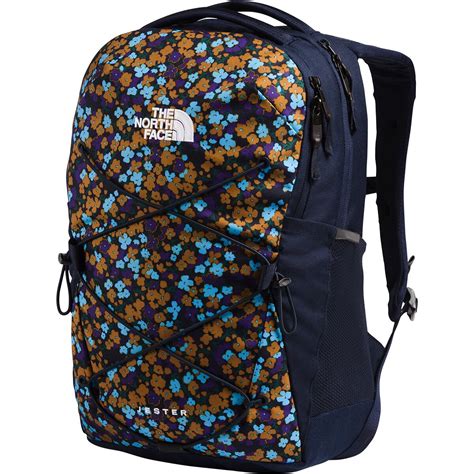 north face jester backpack black floral