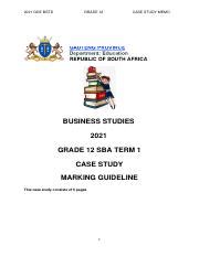 north west province business studies sba grade 12 2015 memo pdfemo PDF PDF