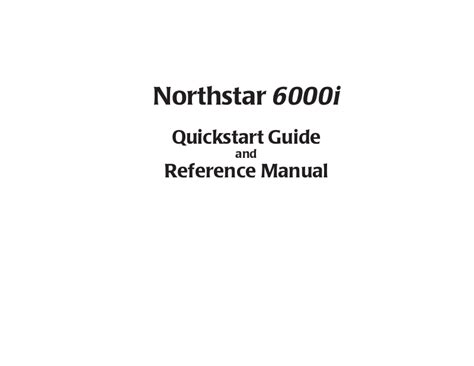 northstar 6000i user guide Doc