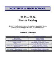Northview Course Catalog