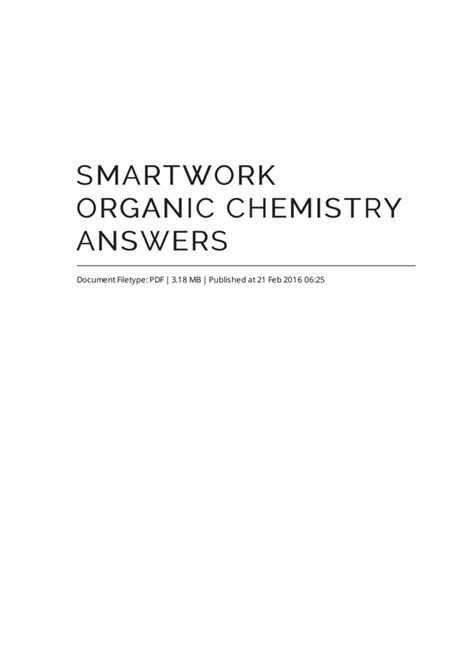 norton smartwork chemistry homework answers Reader