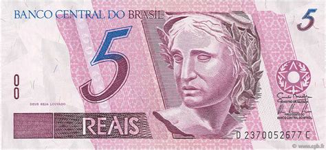 nota 5 reais