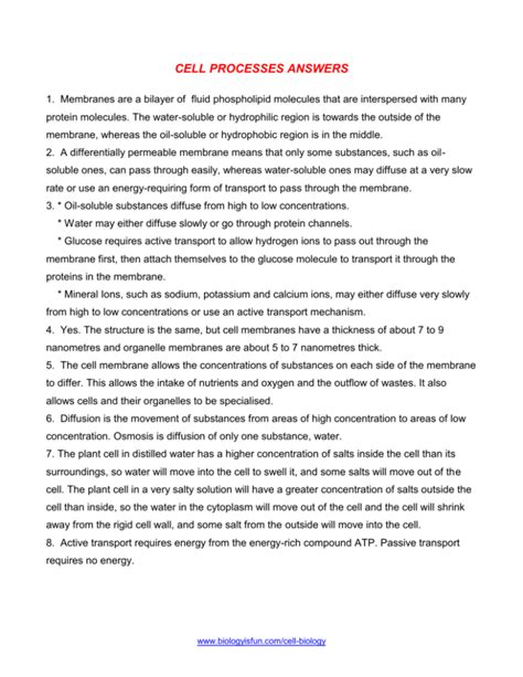 note taking cell processes answers chapter 22 Reader