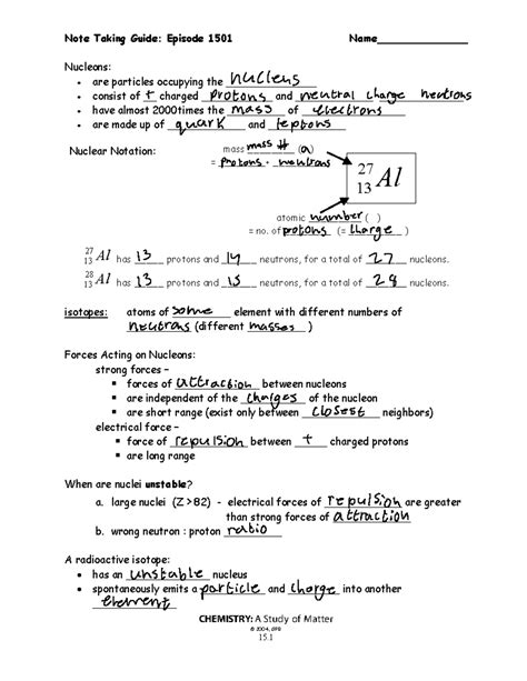 note taking guide episode 1501 answer key Kindle Editon