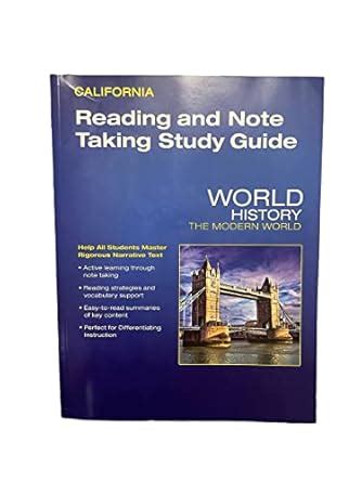 note taking study guide answers world history PDF