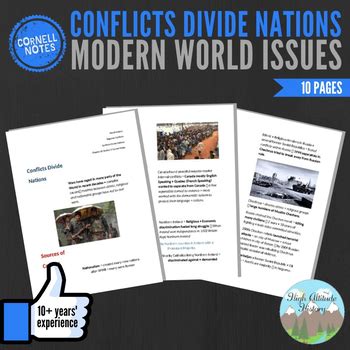 note taking study guide conflicts divide nations PDF
