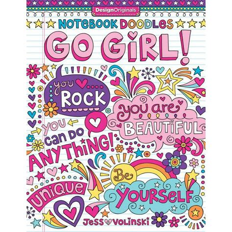 notebook doodles go girl coloring and activity book Doc