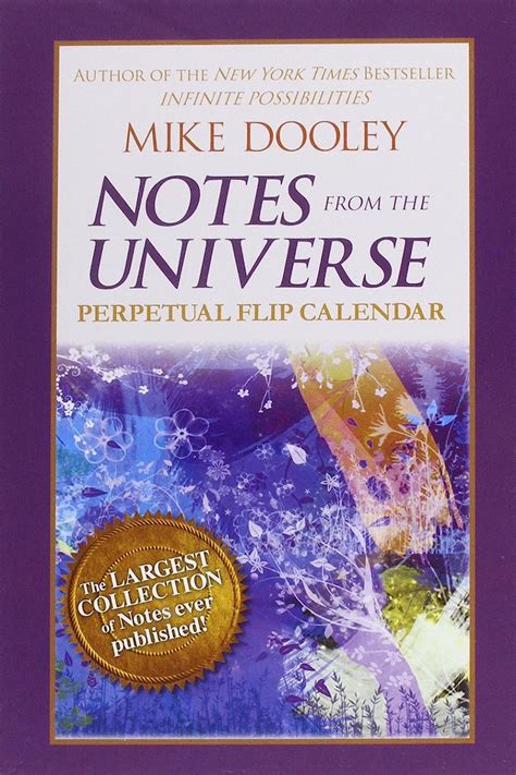 notes from the universe perpetual flip calendar Kindle Editon