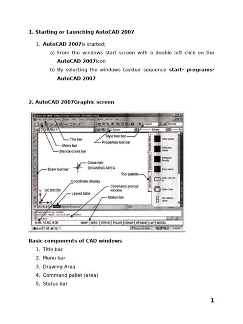 notes on autocad 2007 PDF