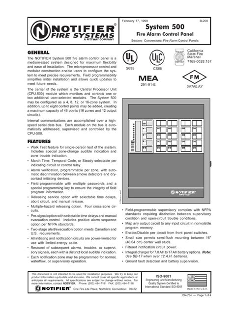 notifier 500 program manual pdf Reader