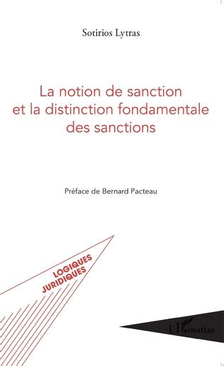 notion sanction distinction fondamentale sanctions Epub