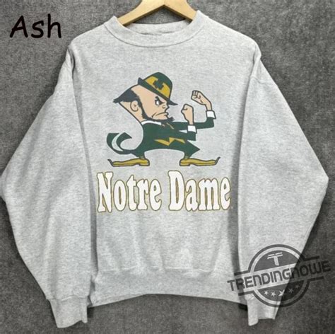 notre dame retro sweatshirt