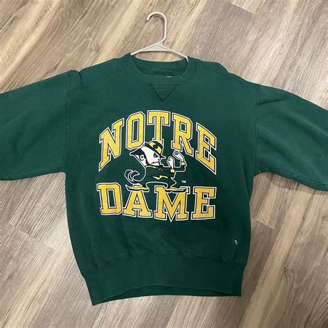 notre dame sweatshirt green