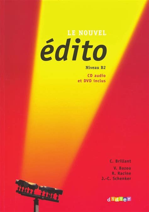 nouvel edito b2 2013 livre de lelève cd Kindle Editon
