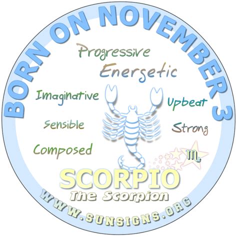 nov 3rd zodiac