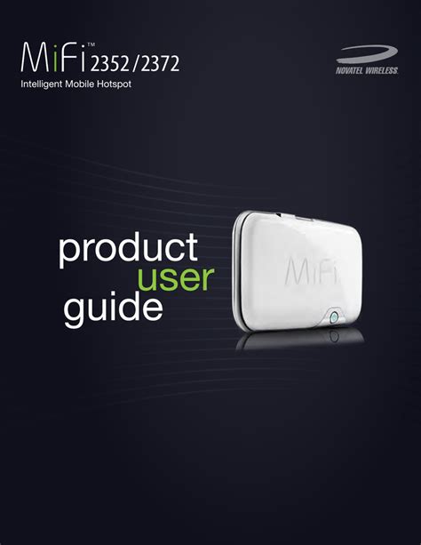 novatel mifi 2372 manual Epub