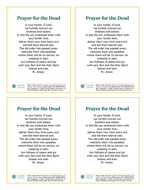 novena prayer for the dead the roman catholic church in the PDF