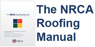 nrca roofing manual online Kindle Editon