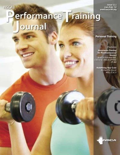 nsca s performance training journal issue 12 Kindle Editon