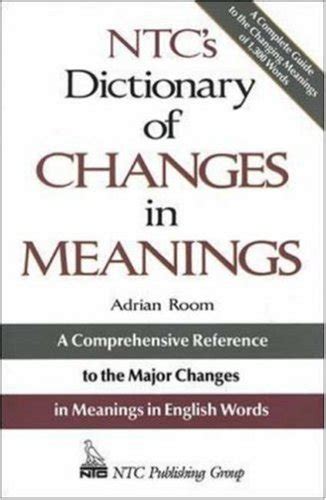 ntcs dictionary of changes in meaning ntc publishing group titles PDF