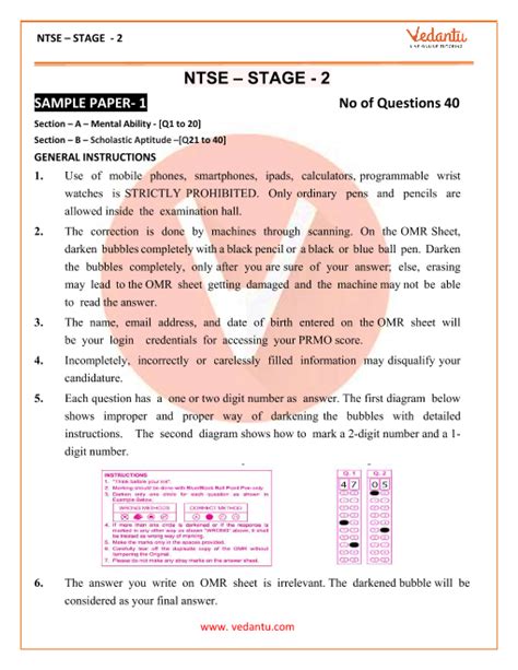 ntse sample papers class 8 2008 PDF
