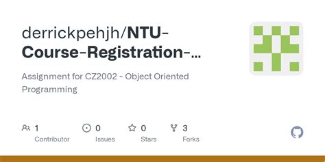 ntu course registration