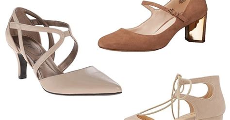 nude comfortable pumps