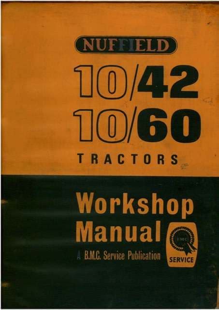 nuffield 10 60 workshop manual Epub