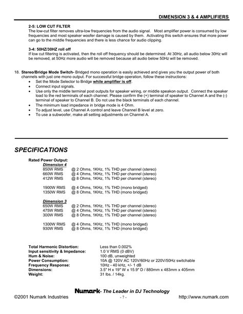 numark dimension 3 manual Kindle Editon