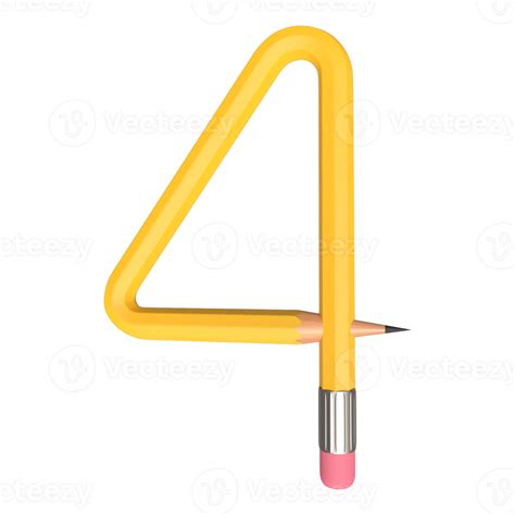number 4 pencil