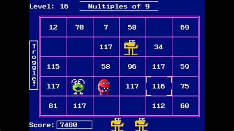 number munchers computer game