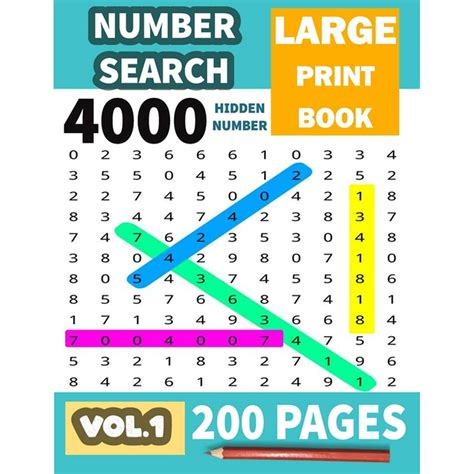 number search puzzle book Epub