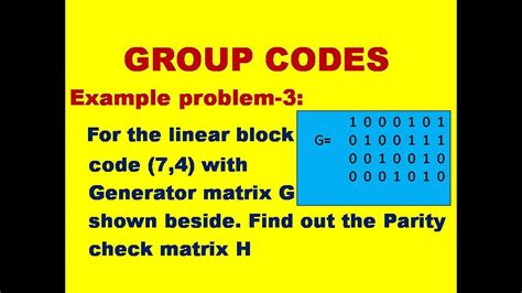 numbers groups codes solutions PDF