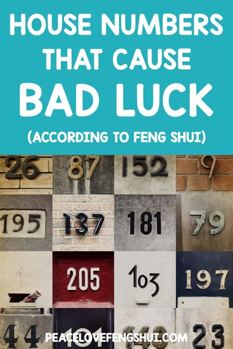 numbers that have bad luck