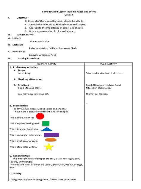 numeracy lesson plans for vcal Doc