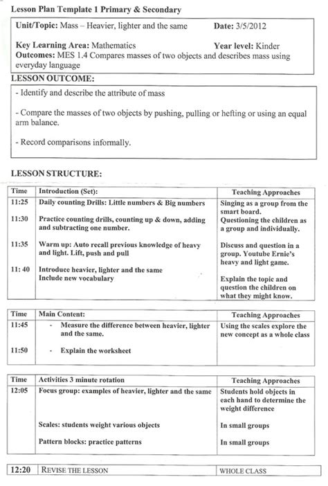 numeracy lesson plans for vcal Ebook Kindle Editon