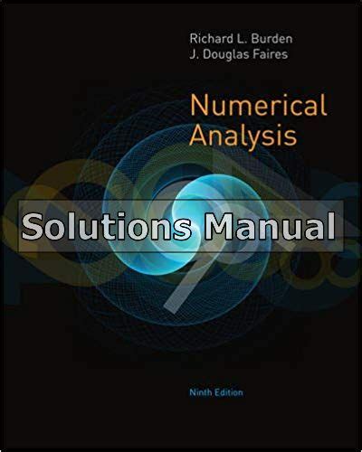 numerical analysis burden solutions manual 9th edition download Kindle Editon