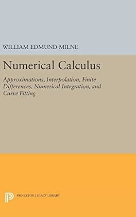 numerical calculus princeton legacy library Reader