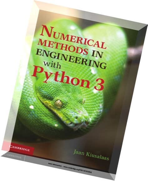 numerical methods in engineering with python 3 PDF